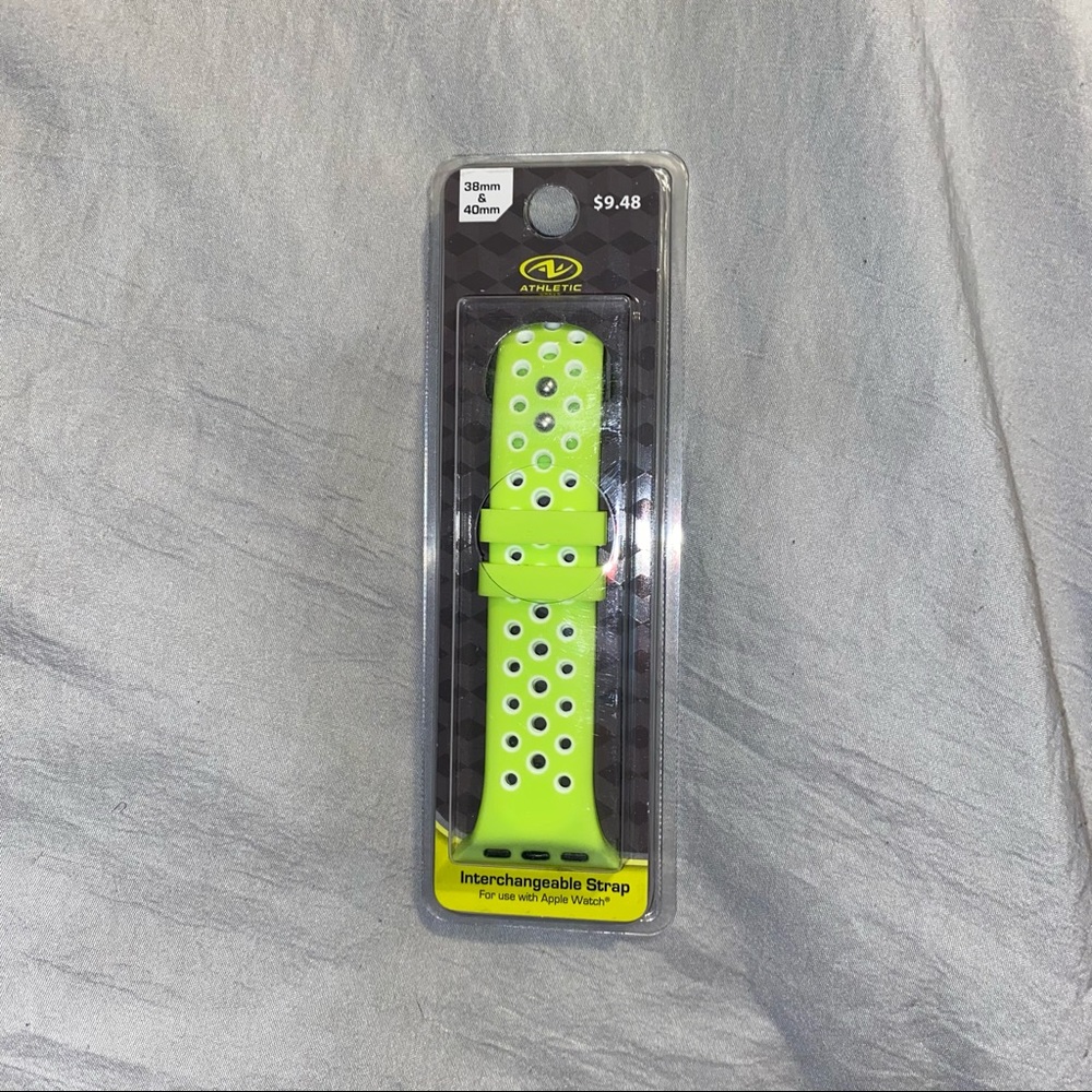 Apple I watch band volt green